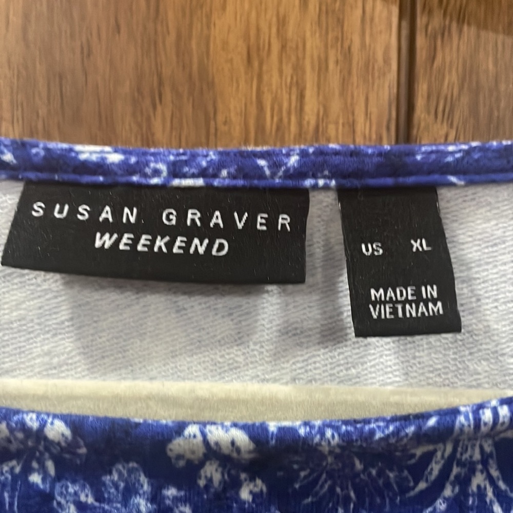 Susan Graver XL tunic - Picture 4 of 8